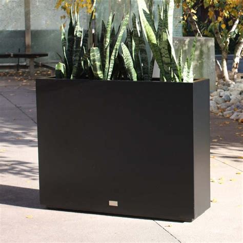 veradek metallic galvanized powder coated steel planter box|veradek corten steel planters.